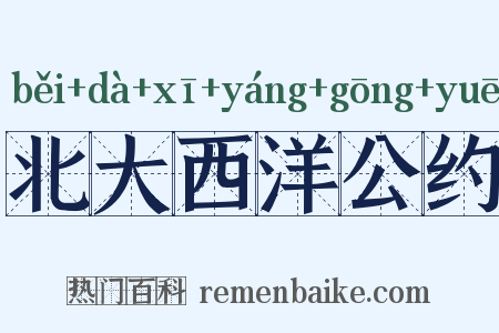 北大西洋公约是什么意思的图片